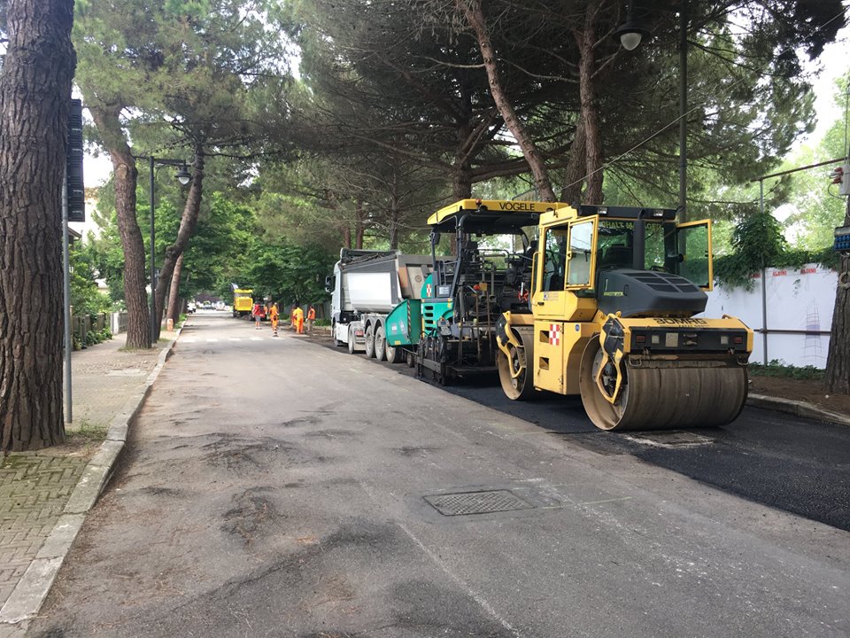 Martedì ripartono i lavori di asfaltatura su via Cesenatico