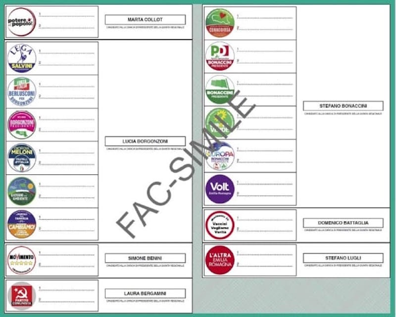 Elezioni Regionali: come si vota