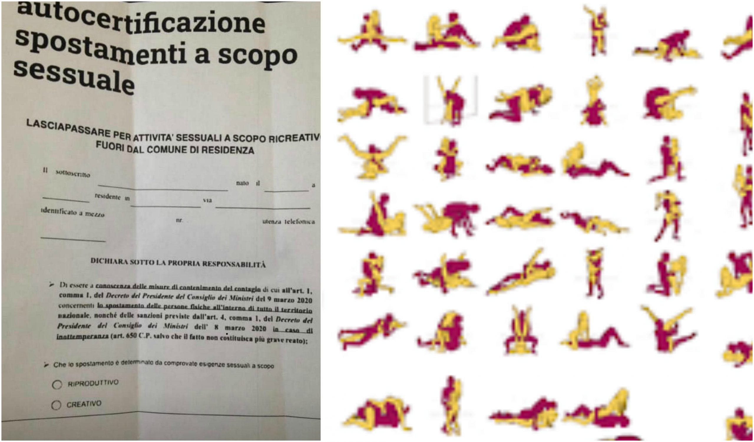 Arriva il sexy-certificato, ma è solo una burla