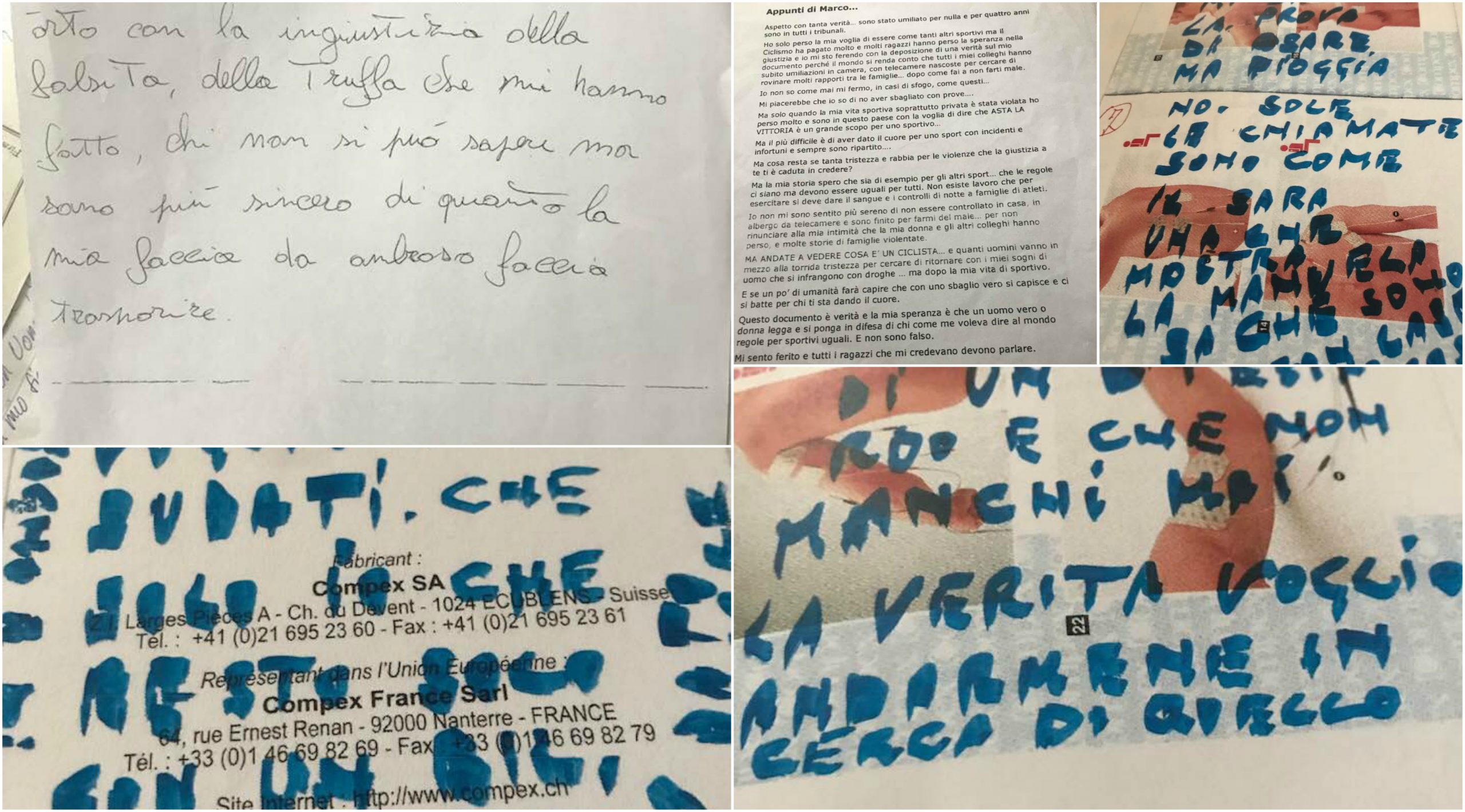 Mamma Tonina pubblica su fb gli ultimi sfoghi di Pantani