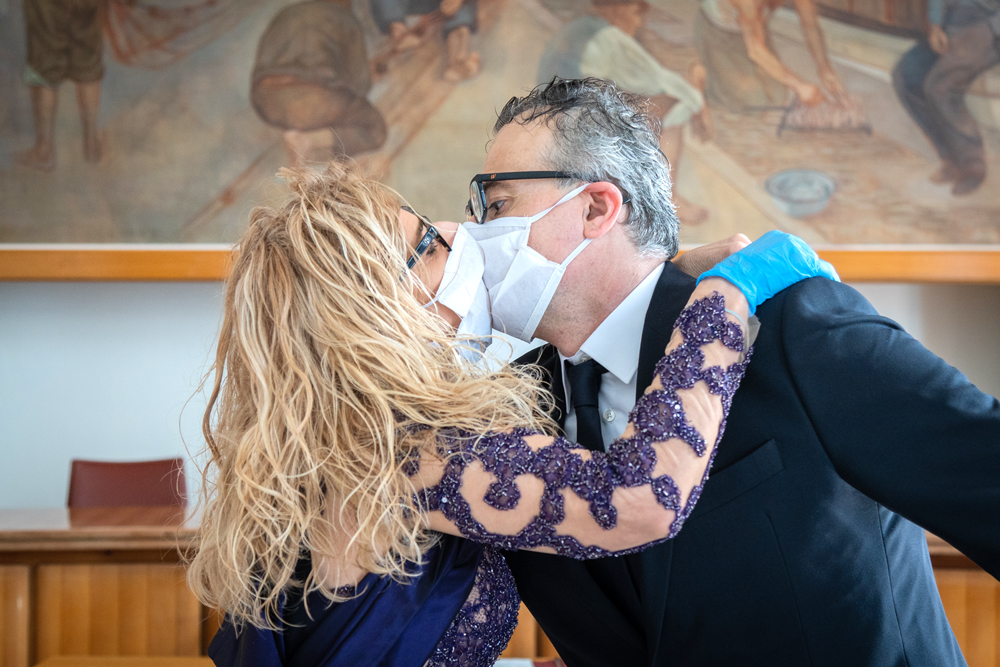 Estella e Massimiliano oggi sposi FOTO