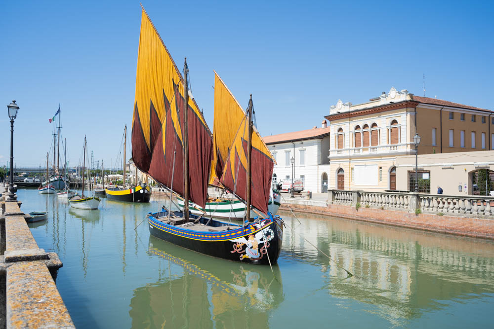 Cesenatico, vele, museo della marineria