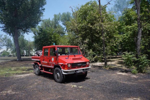 incendio parco ponente