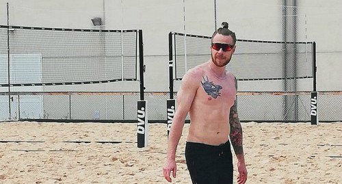 Lo “Zar del volley” Ivan Zaytsev si allena a Cesenatico