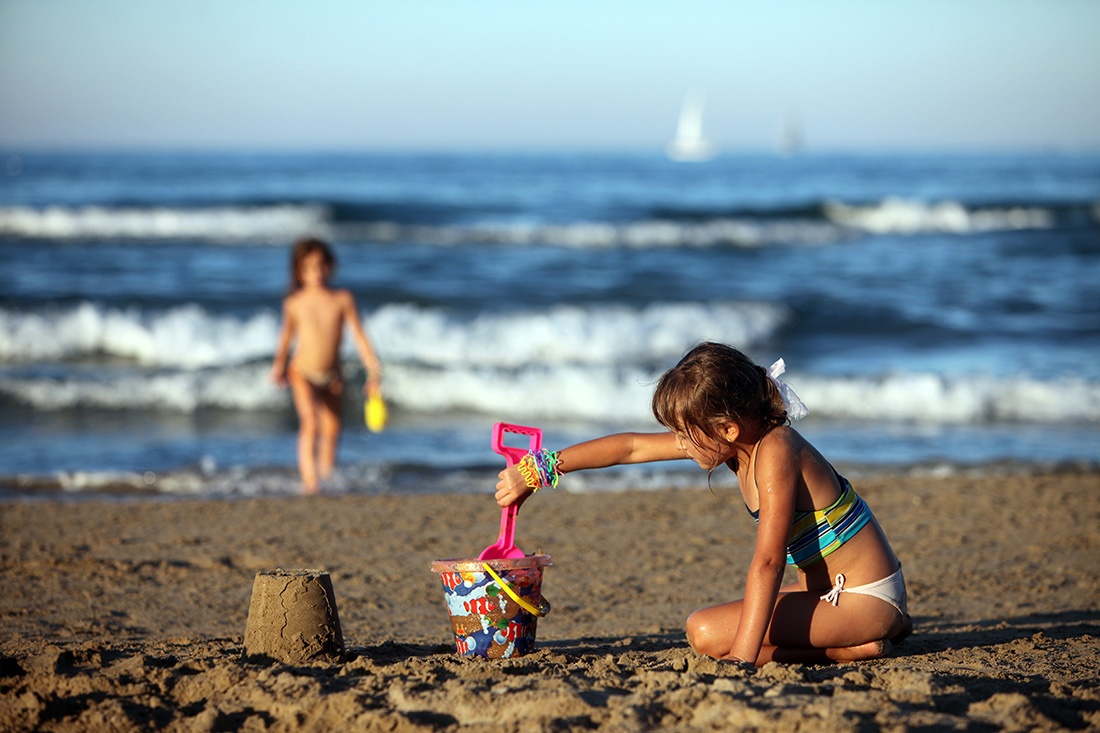 Spiaggia “a misura di bambino”: Bandiera Verde a Cesenatico