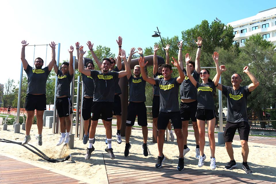 Sul lungomare di Rimini la prima palestra Technogym all’aperto