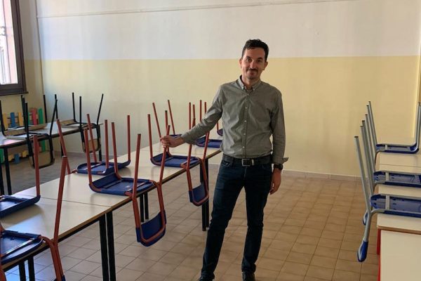 Matteo Gozzoli alla mensa della Scuola Saffi