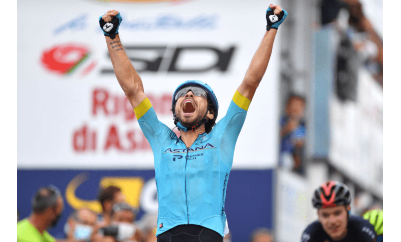 Fabio Felline trionfa allo sprint nel Memorial Pantani