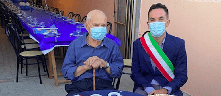 Il sindaco Gozzoli ha festeggiato i 100 anni di Tonino Capacci