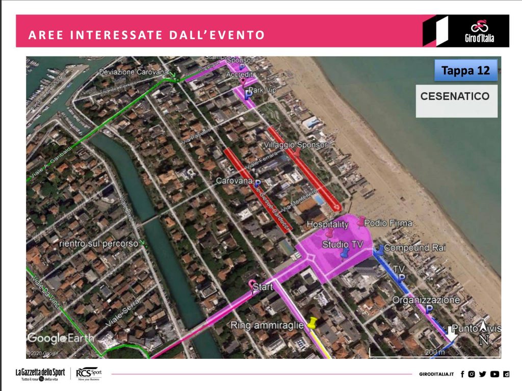 giro italia viabilita traffico Cesenatico