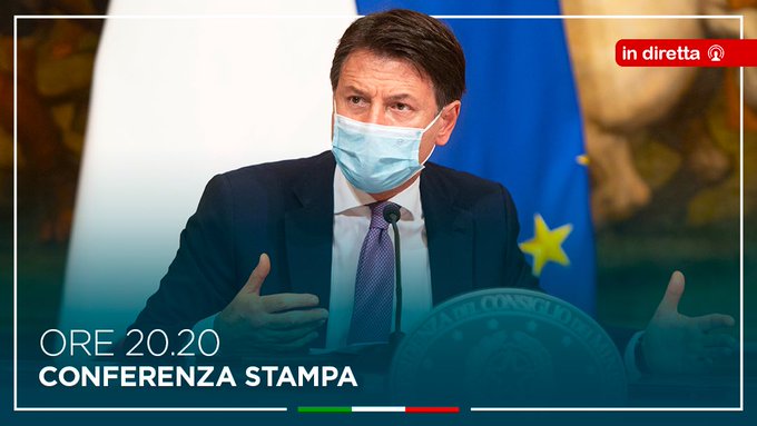 conferenza stampa Conte Natale 2020