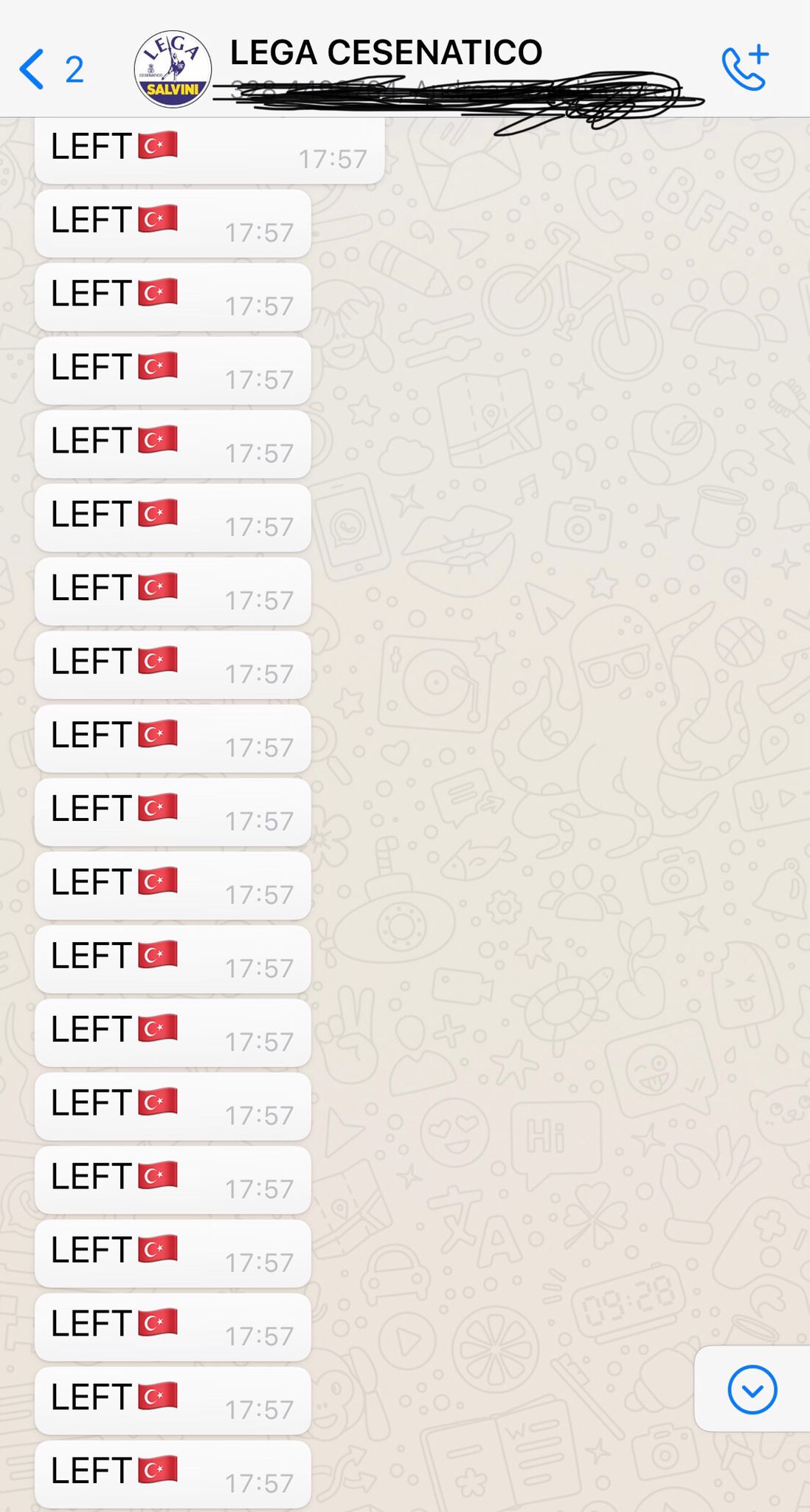 whatsapp truffe