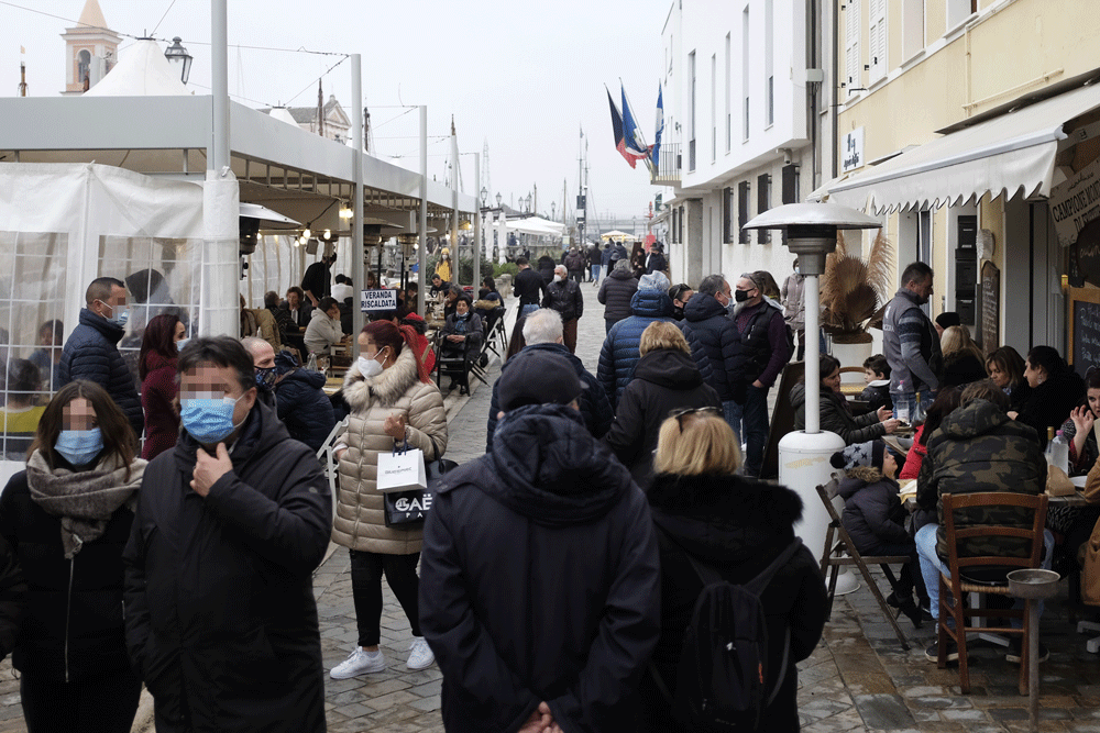 A Cesenatico la curva dei contagi non si arresta