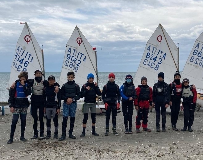 Optimist e gli ambasciatori della vela di Romagna