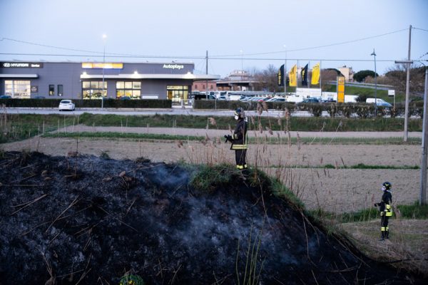 incendio vigili fuoco