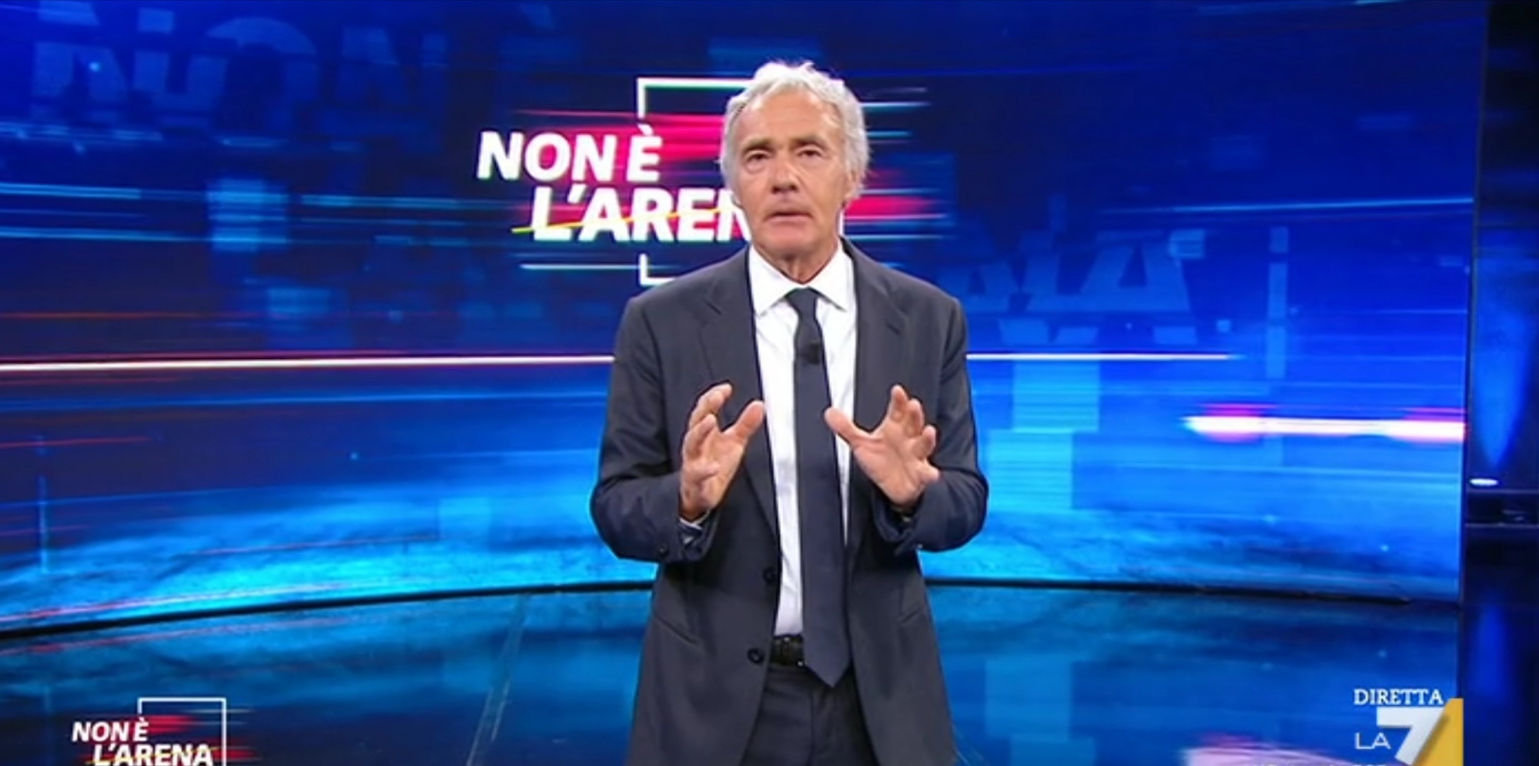 “Non è l’Arena” di Giletti questa sera in diretta da Cesenatico