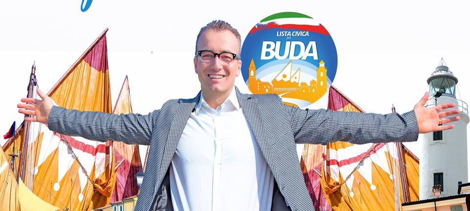 Sabato Buda presenta la sede del centrodestra in viale Carducci