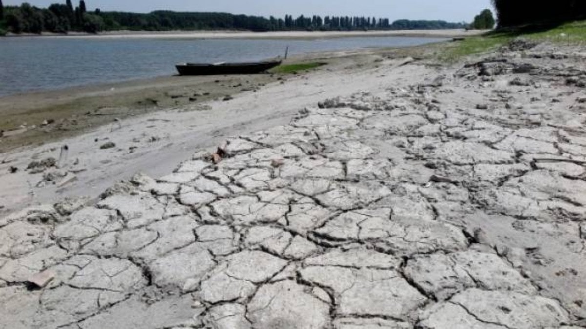 Manca acqua nel Po, rischio siccità anche in Riviera