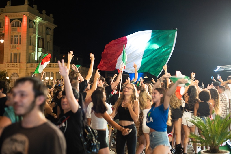 Italia in finale. Cesenatico in (sano) delirio! FOTO E VIDEO