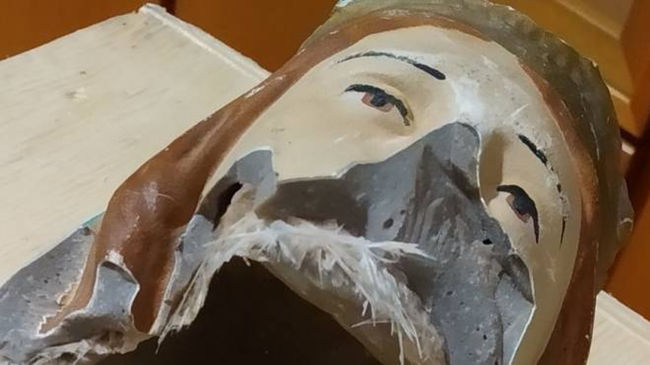 A Gatteo Mare la statua della Madonna dissacrata dall’Isis