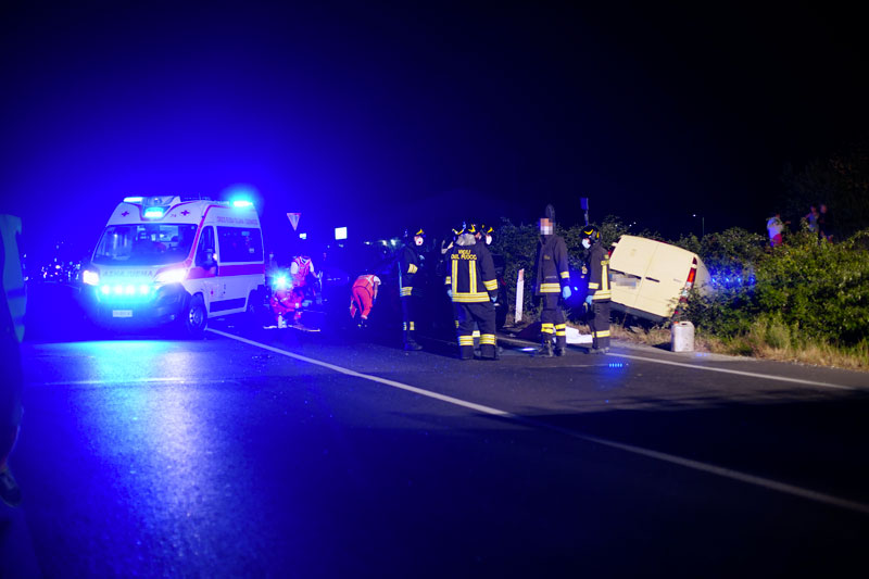 Incidente mortale in Statale LE FOTO