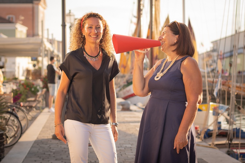 Daniela Guiducci e Francesca Battistini