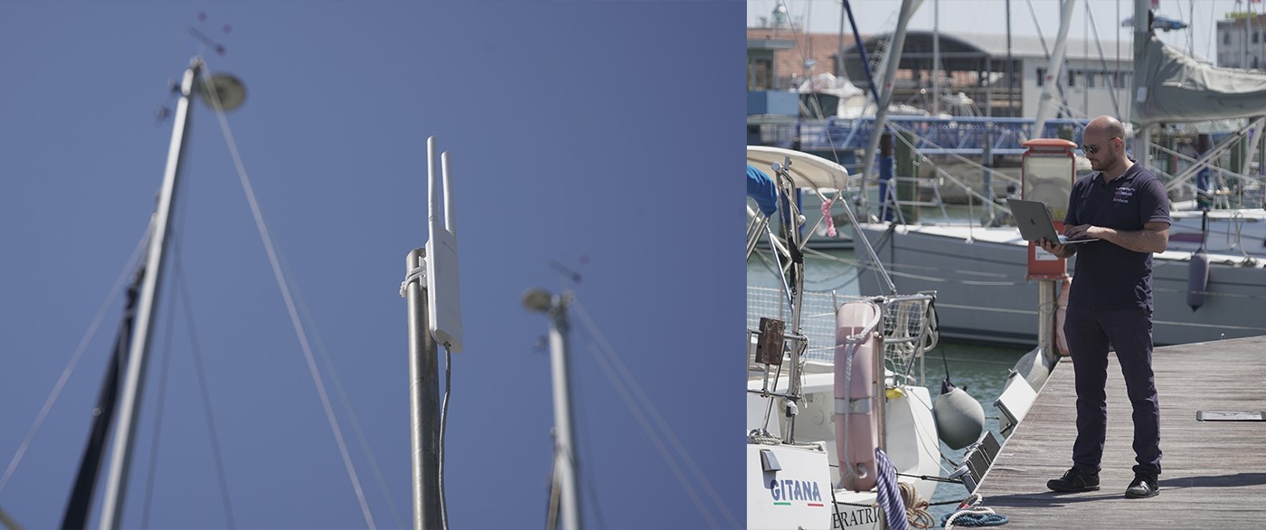 Il wi fi sbarca alla darsena di Cesenatico