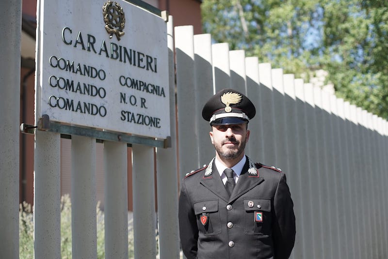 Il Tenente Alessandrelli lascia Cesenatico