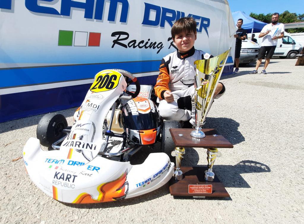 Gino Rocchio show, a 11 anni è già campione italiano di kart