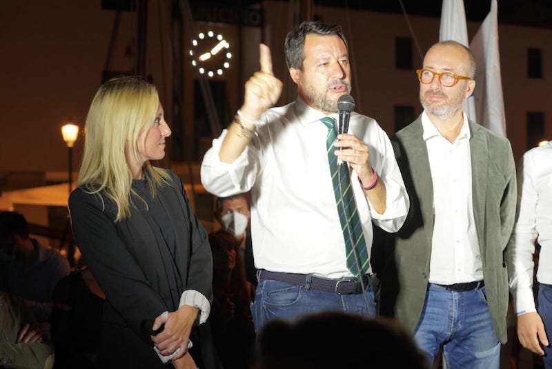 Matteo Salvini a Cesenatico