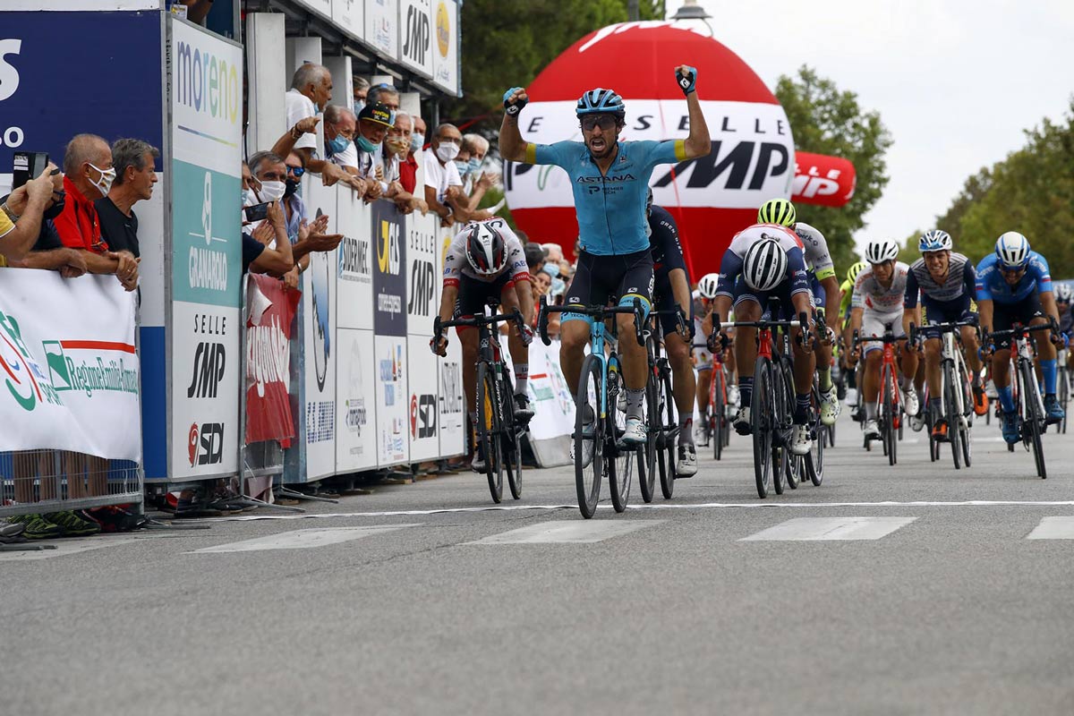 Il campione europeo Sonny Colbrelli al Memorial Pantani