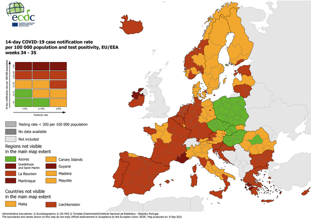 mappa ECD Europa