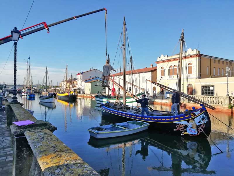 Il Presepe della Marineria di Cesenatico prende forma