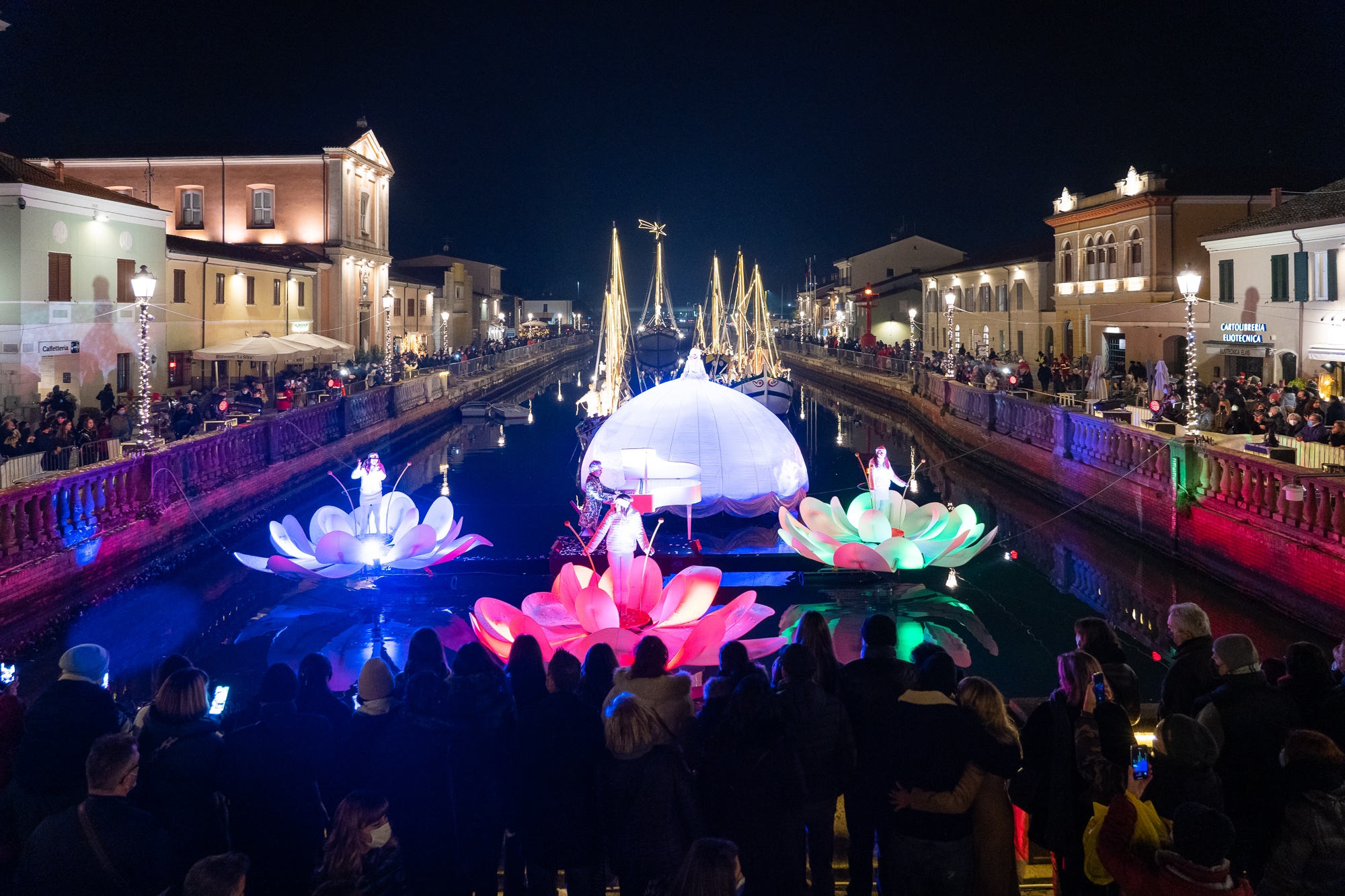 Il video dell’inaugurazione del Presepe della Marineria di Cesenatico