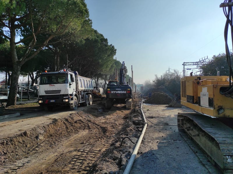 Continuano i lavori per il nuovo lungomare di Ponente