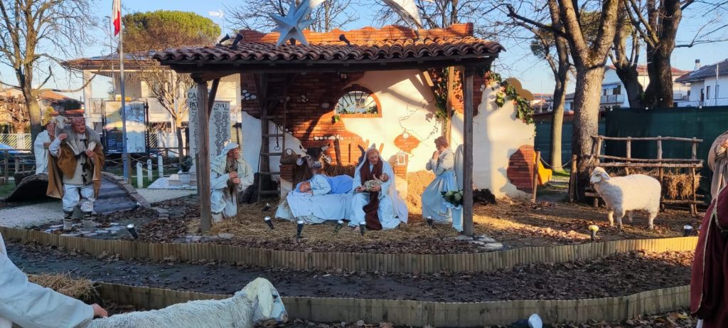 presepe villalata madonna stesa