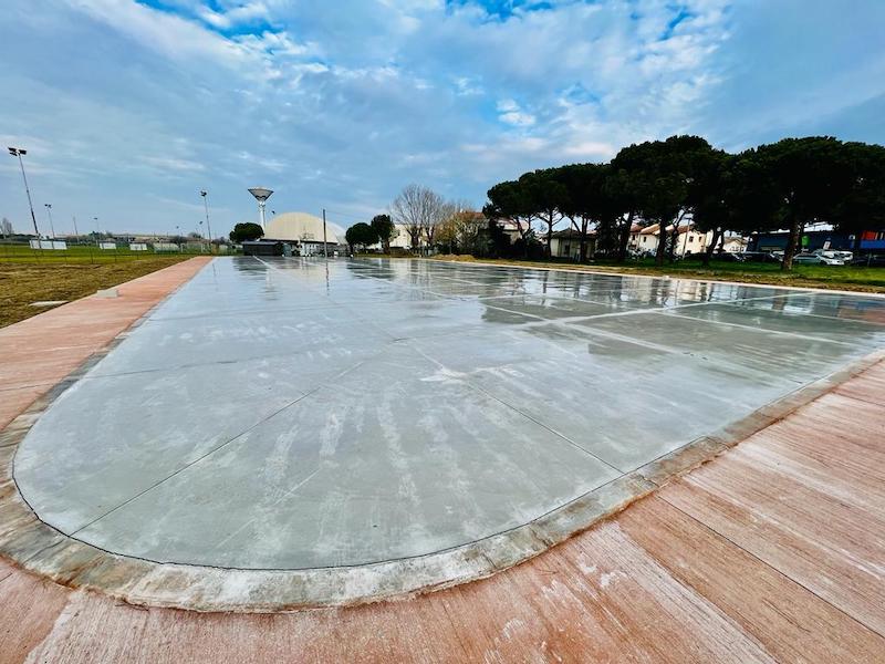 A Villamarina proseguono i lavori del Ciclodromo