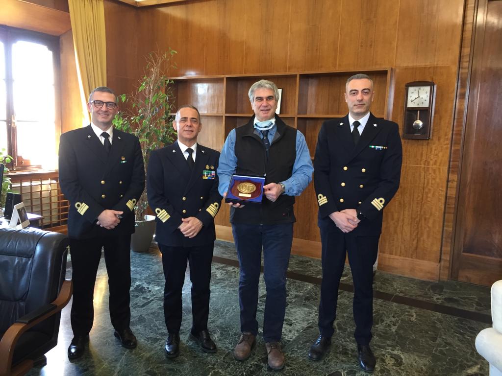 Il comandante Cimmino in visita a Cesenatico