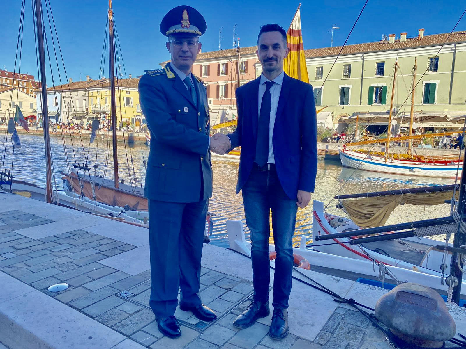 Finanza, il nuovo comandante in visita a Cesenatico