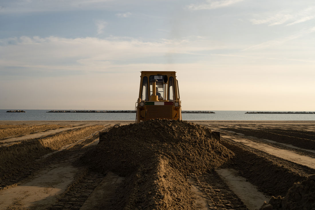 Torna la duna in spiaggia a Cesenatico