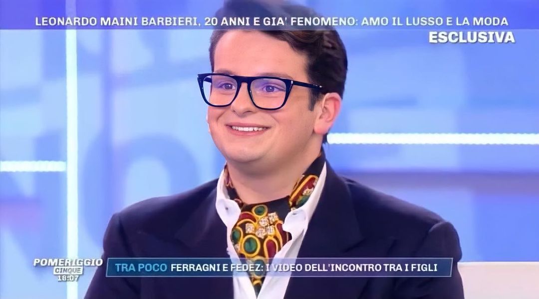 Domani al Pineta arriva Leonardo Maini Barbieri, il nobile tik-toker da un milione di follower