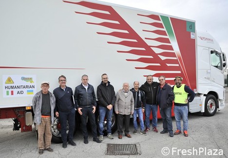 La frutta di Cesenatico donata alle popolazioni ucraine