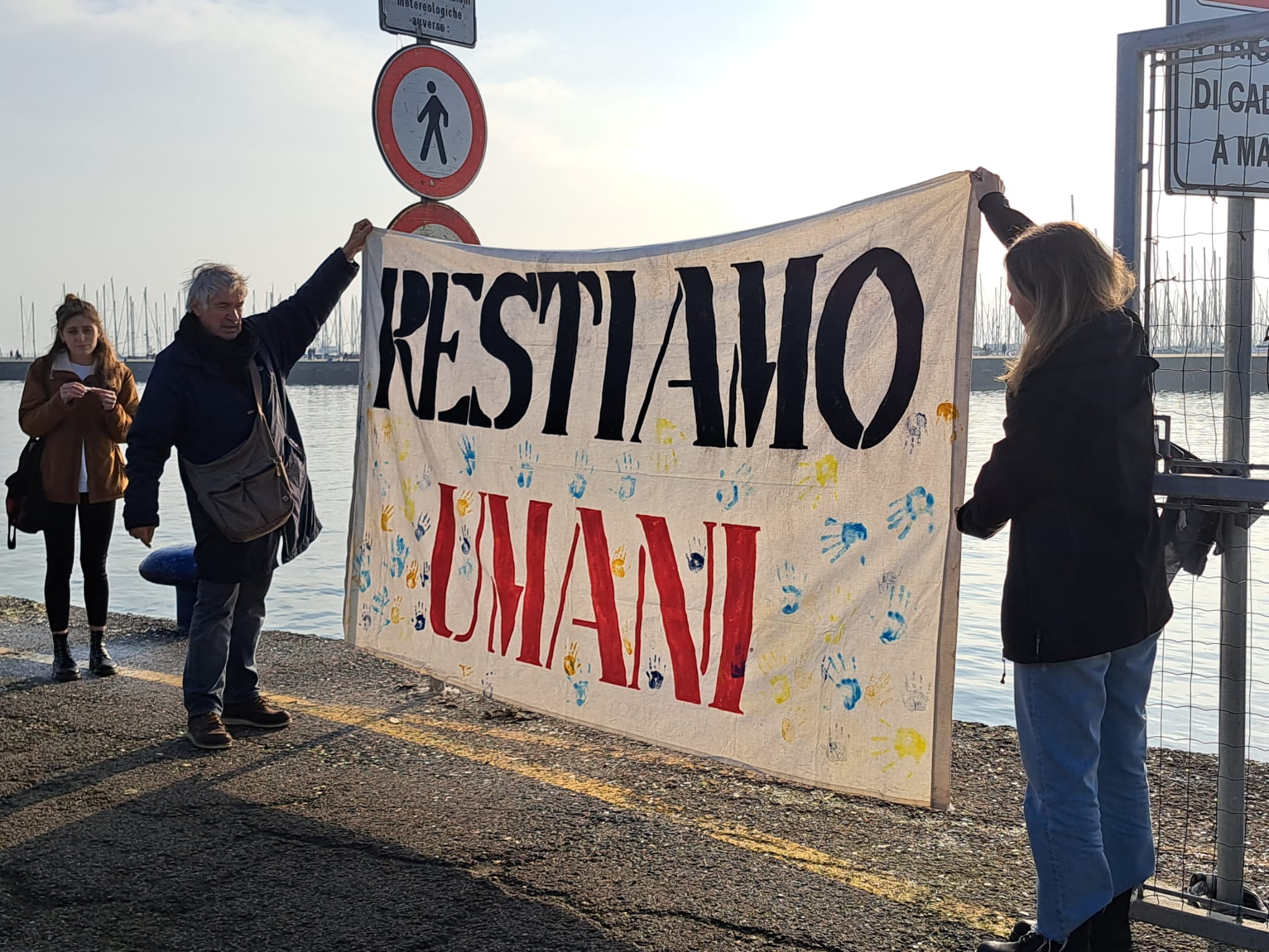 Anche da Cesenatico per dare il benvenuto alla Ocean Viking