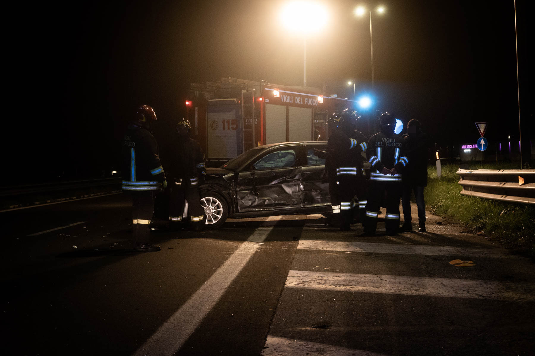 incidente notte carabinieri