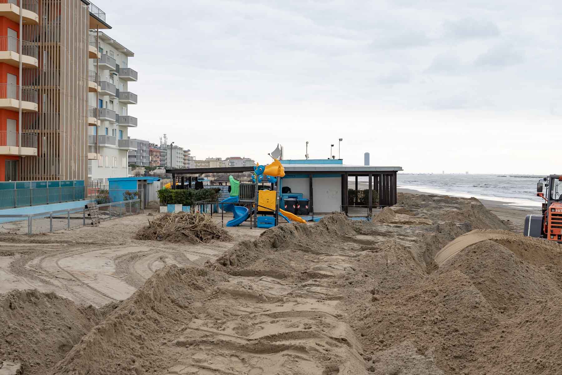 spiaggia maltempo dune