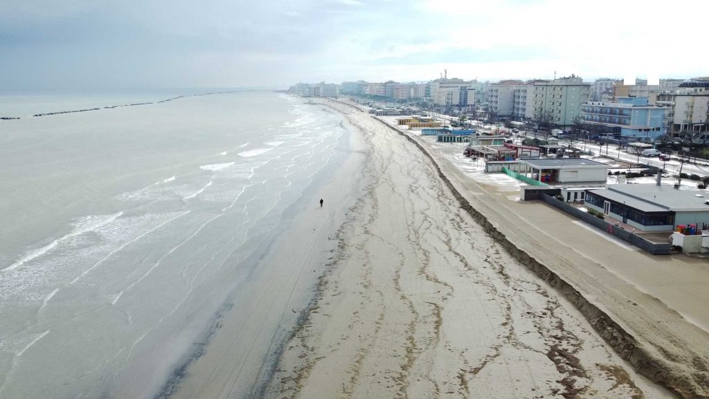 maltempo spiaggia dune