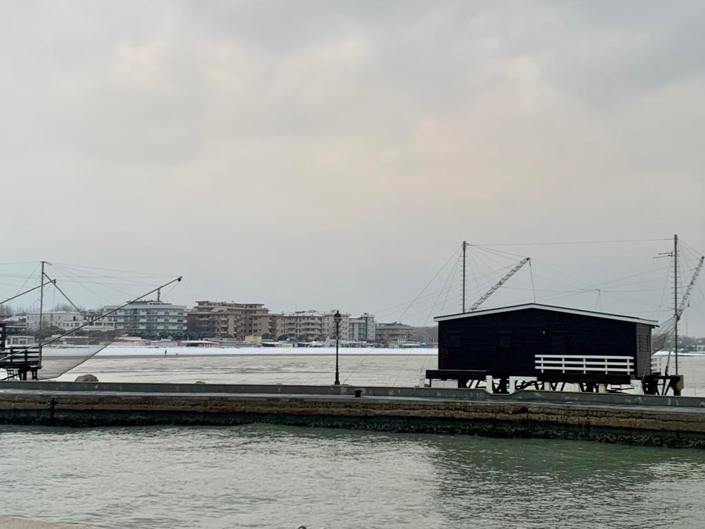 Neve in Campigna, anche a Cesenatico arriva il vero freddo