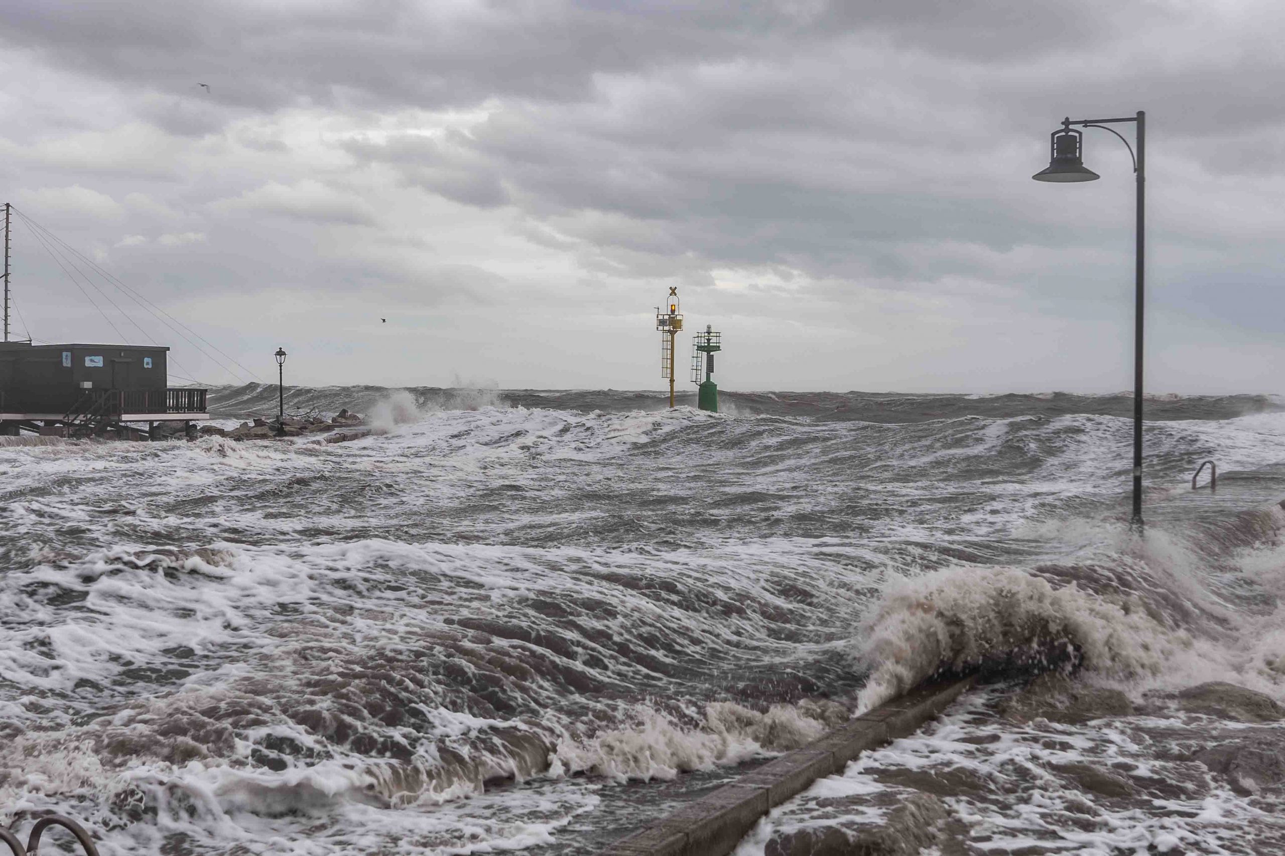 Maltempo, scatta allerta arancione a Cesenatico