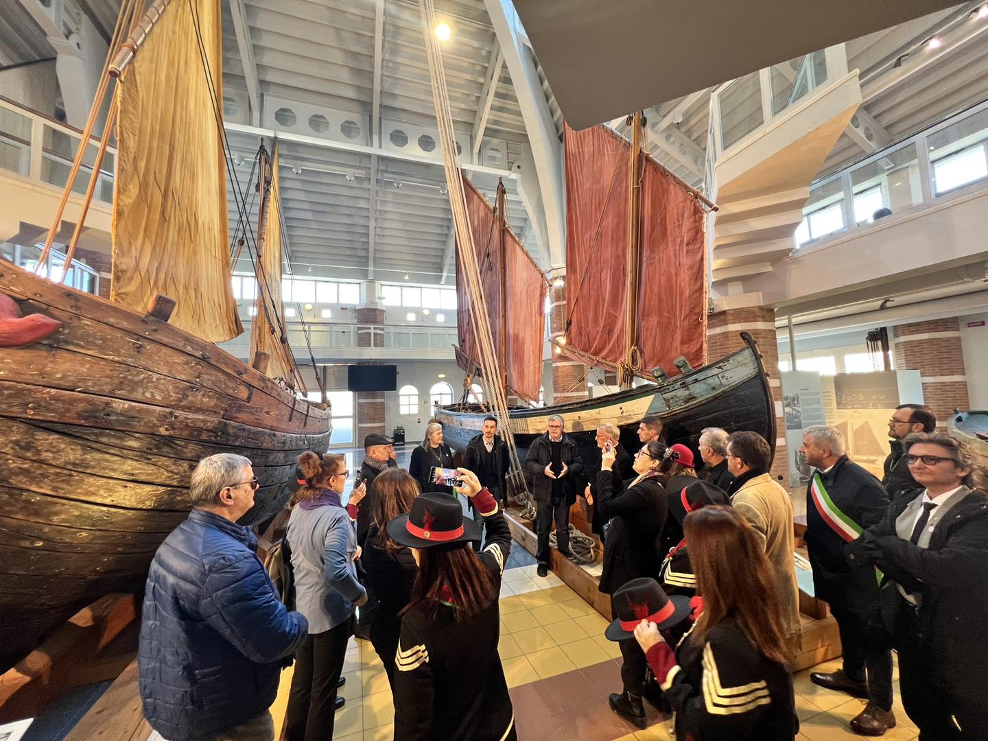 I garibaldini brasiliani in visita a Cesenatico