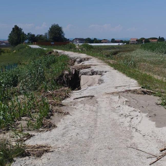 Partite le operazioni di sfalcio sul fiume Pisciatello